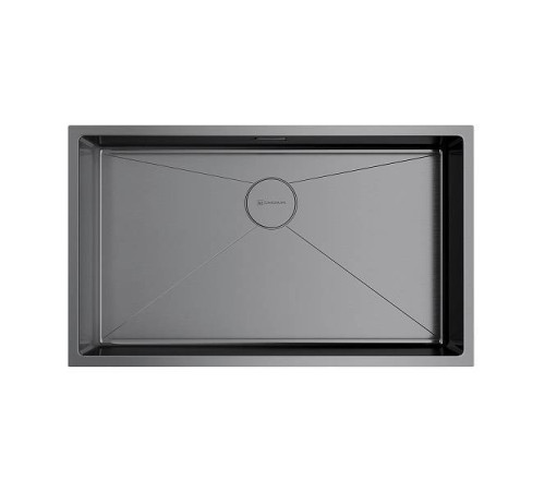 Кухонная мойка Omoikiri Taki 74-U/IF-GM 74x44 см вороненая сталь 4993498