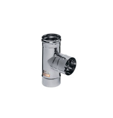 Тройник дымохода 90° Коракс Тройник-К AISI 430 0.8 мм Ф120 мм УТ000009169