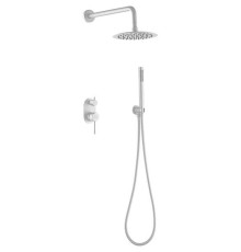 Душевой комплект встраиваемый Boheme Uno с внутренней частью matt white 464-MW