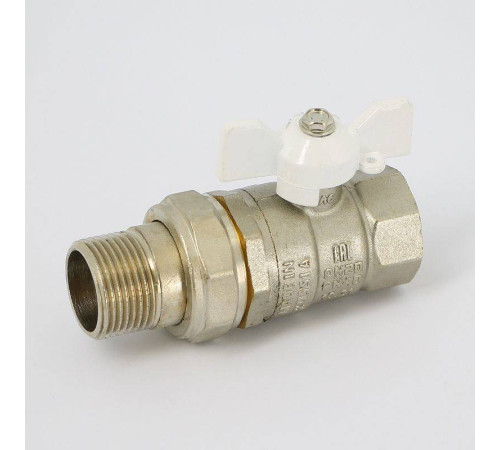 Кран шаровой LD Pride 45.340.15 с отверстием для термометра 1/2 ВР/ВР бабочка 45.340.15