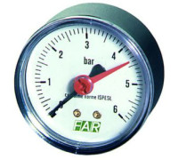 Манометр осевой FAR 1/4 0-10 бар 63 мм FA 2500 10