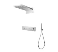 Душевая система встраиваемая Boheme Fusion трехпозиционная хром 130-CR