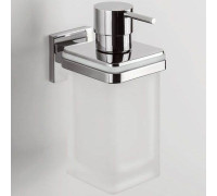 Дозатор для жидкого мыла подвесной Colombo Design Basic хром/матовое стекло B9337.CR-VAN