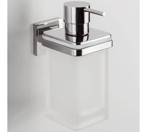 Дозатор для жидкого мыла подвесной Colombo Design Basic хром/матовое стекло B9337.CR-VAN