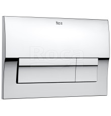 Панель смыва Roca Plate B01 2 режима 255х170х16 мм хром глянцевый 8901170B1