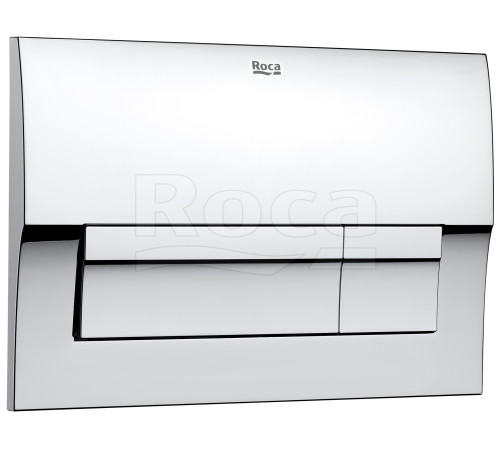 Панель смыва Roca Plate B01 2 режима 255х170х16 мм хром глянцевый 8901170B1