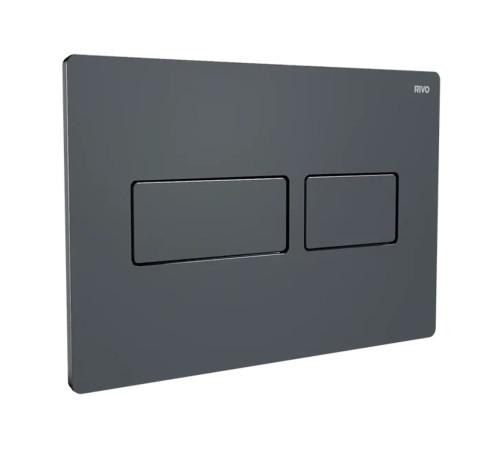 Панель смыва RIVO Touch lux Хром матовый 301001