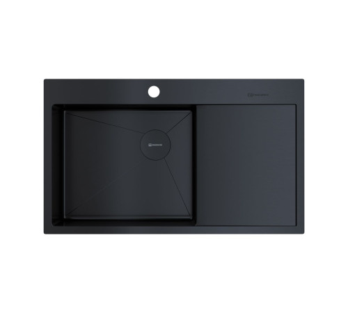 Кухонная мойка Omoikiri Akisame 86-L Side GB 86x51 см нержавеющая сталь графит 4997043