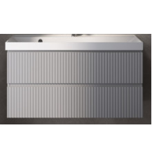 Тумба под раковину AquaMoon подвесная 100 см серая AQM900110GM
