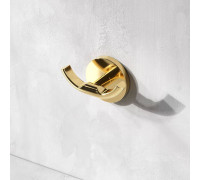 Крючок для полотенец двойной AM.PM X-Joy настенный золото A85A35699