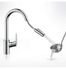 Смеситель для кухни Hansgrohe Focus M41 240 230 мм выдвижной излив 31815000
