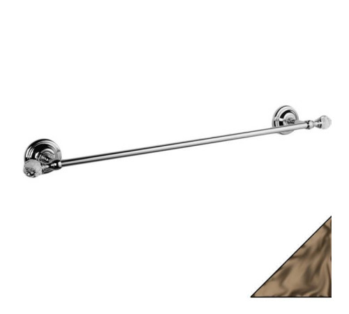 Полотенцедержатель подвесной TW Crystal 111 60 см бронза с кристаллом Swarovski TWCR111br-sw