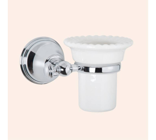 Стакан подвесной Tivoli World Harmony 109 керамический хром TWHA109cr