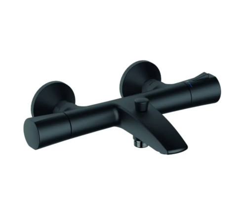 Термостат для ванны Kludi Zenta настенный черный матовый 351013938