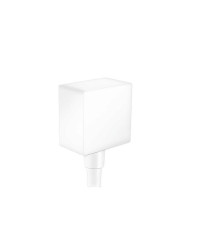 Шланговое подсоединение Hansgrohe с обратным клапаном матовый белый 26455700