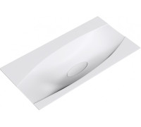 Раковина Clarberg Papyrus 1000 мм белый глянец Pap.10.04. WG