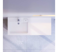 Раковина над стиральной машиной AM.PM X-Joy 120 см левая M85AWPL1201WG