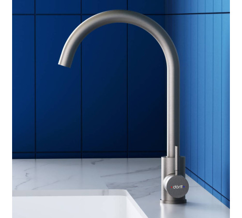 Смеситель для кухни Dorff Logic нержавеющая сталь D3000000