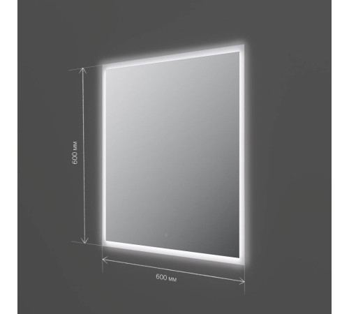 Зеркало AM.PM Spirit V2.0 60 см с LED-подсветкой и антизапотеванием M71AMOX0601SA