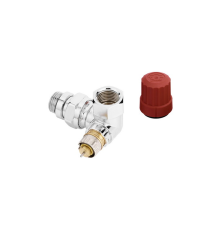 Клапан трехосевой Danfoss RA-NCX левый хромированный 013G4240
