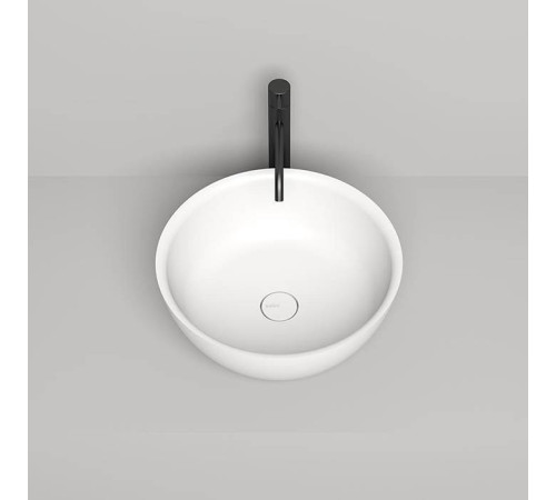 Раковина накладная Salini Alda 02 42.5х42.5х15.5 см S-Sense белый глянцевый 1102110G