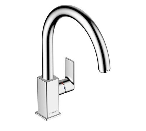 Смеситель для раковины Hansgrohe Vernis Shape M35 однорычажный излив 260 мм хром 71871000