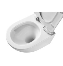 Унитаз подвесной AQUAme Invisible с сиденьем SoftClose 490x370x360 мм AQM2002PRO