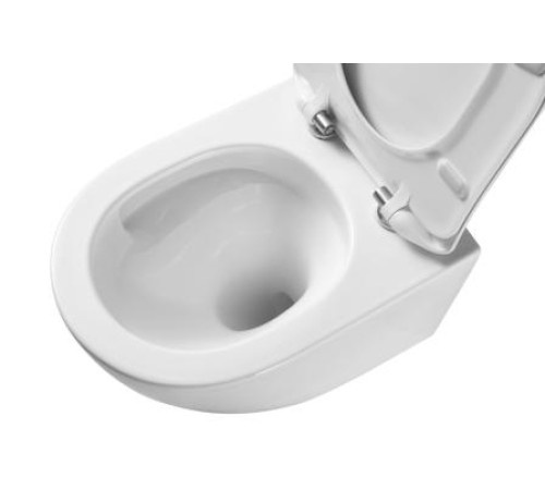 Унитаз подвесной AQUAme Invisible с сиденьем SoftClose 490x370x360 мм AQM2002PRO