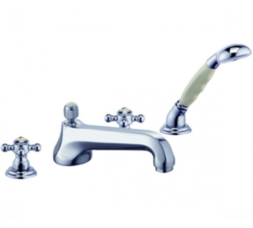 Смеситель на борт ванны Kludi 1926 на 4 отверстия комплект 515250520