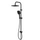 Душевая система AM.PM Eclipse со смесителем матовый черный 931000300