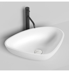 Раковина накладная Salini Gloria 56.4х39.5х16.5 см S-Stone белая матовая 1102206M