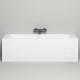Ванна встраиваемая Salini Orlanda Kit 170х80х60 см S-Sense белый глянцевый 102116G