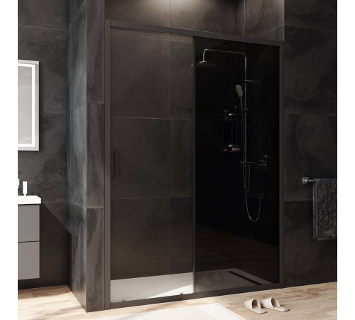 Дверь душевая в нишу AM.PM Gem 140x195 см раздвижная W90G-140-1-195BG