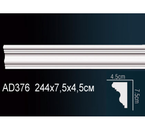 Молдинг Perfect AD376 полиуретановый 40х20х2440 мм AD376