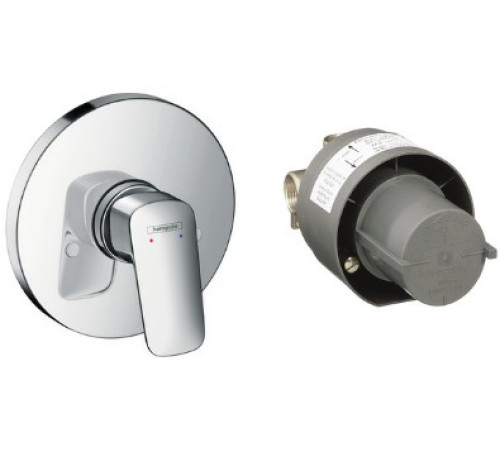 Смеситель для душа Hansgrohe Logis на 1 потребителя встраиваемый комплект 71666000