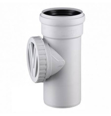 Ревизия канализационная Ostendorf Skolan Safe SKRE 110 мм PP-MD RAL 7035 335600