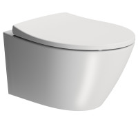 Унитаз подвесной безободковый GSI Modo Swirlflush 520x370 мм белый матовый 9816FR509
