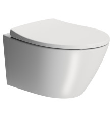 Унитаз подвесной безободковый GSI Modo Swirlflush 520x370 мм белый матовый 9816FR509