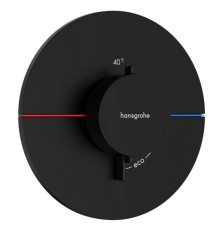 Смеситель для душа Hansgrohe ShowerSelect Comfort S термостат на 1 потребитель черный матовый 15559670