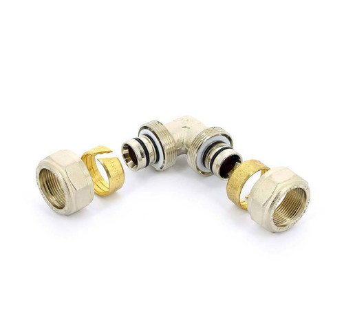 Угол обжимной Uni-Fitt 26 мм никелированный 663N8800