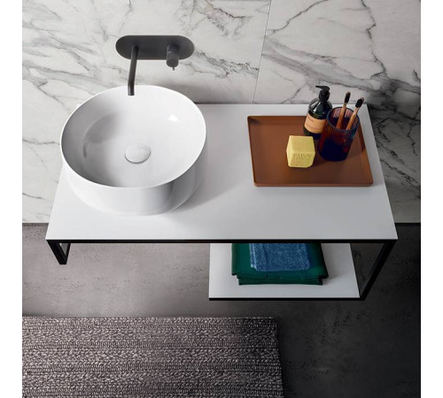 Раковина-чаша Kerasan Nolita 40х15 см без отверстия белый 534401