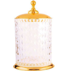 Ведро мусорное напольное Boheme Imperiale золото 10424