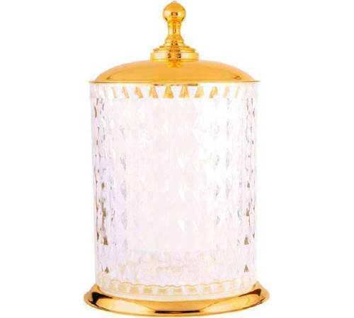 Ведро мусорное напольное Boheme Imperiale золото 10424