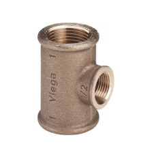 Тройник латунный Viega 1х3/4х1 дюйма 109172