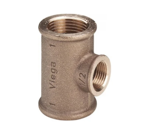 Тройник латунный Viega 1х3/4х1 дюйма 109172