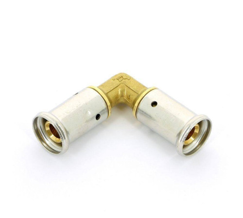 Угол пресс Henco 16x16 мм латунь 1P-1616