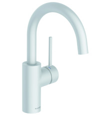 Смеситель для раковины Kludi Bozz 185 мм белый матовый 380285376