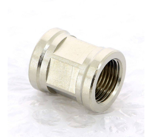 Муфта резьбовая Uni-Fitt никелированная ВР 3/8 602N1100