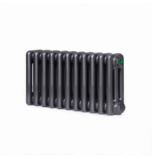 Радиатор стальной трубчатый Arbonia 3030 40 секций 300x1800 мм нижнее подключение № 69 с термовентилем Anthrazit metallic 3030/40№69ventilobenAME