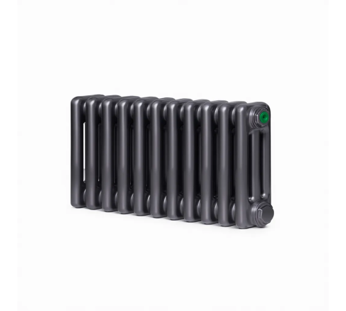 Радиатор стальной трубчатый Arbonia 3030 40 секций 300x1800 мм нижнее подключение № 69 с термовентилем Anthrazit metallic 3030/40№69ventilobenAME